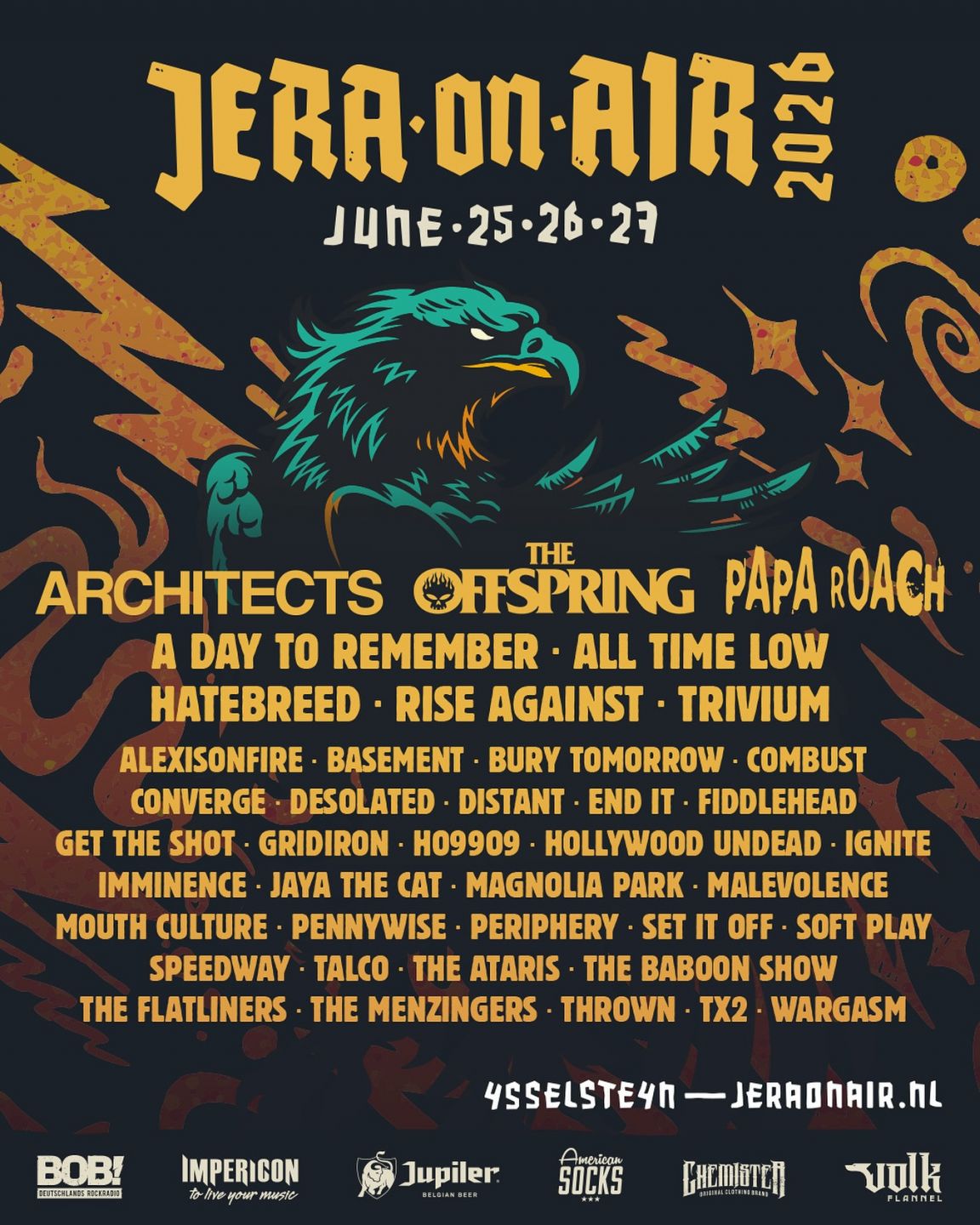 Architects, Trivium, Hatebreed en meer voor Jera On Air
