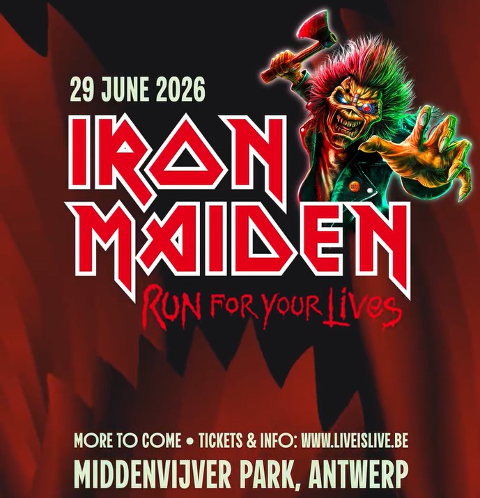 Iron Maiden eerste headliner Live Is Live