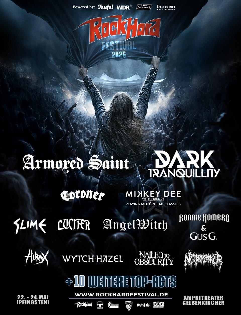 Zes nieuwe namen voor Rock Hard Festival