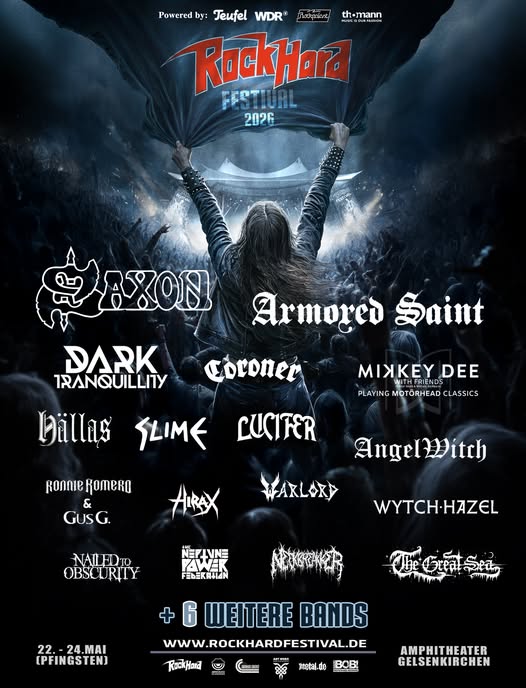Saxon hoofdact van Rock Hard Festival