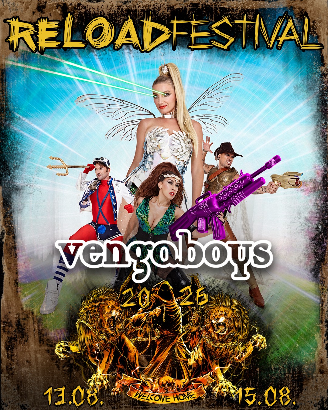 Vengaboys naar Duits Reload Festival