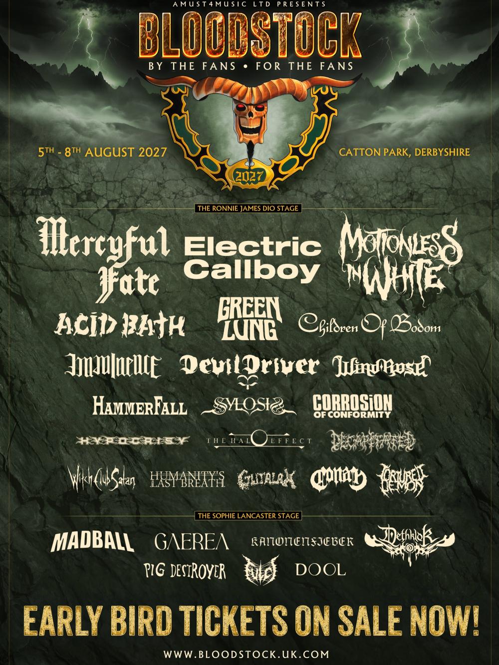 Ook Bloodstock komt met eerste namen voor 2027