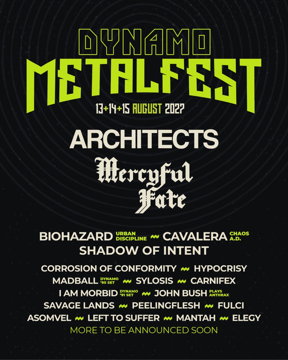 Biohazard, Shadow Of Intent en meer naar Dynamo Metalfest