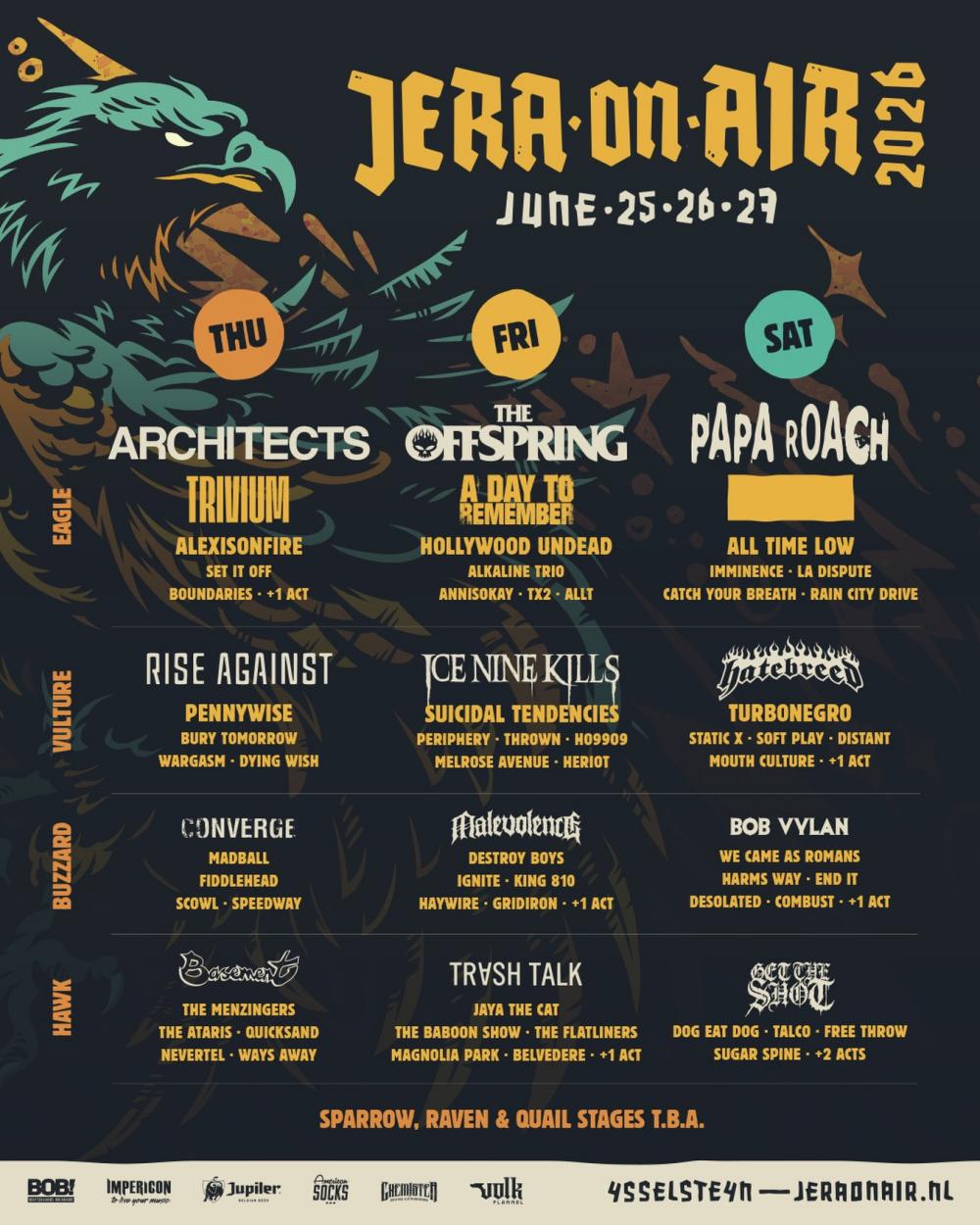 Ice Nine Kills en meer naar Jera On Air