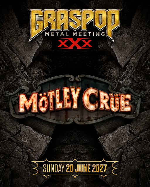 Mötley Crüe sluit Graspop 2027 af