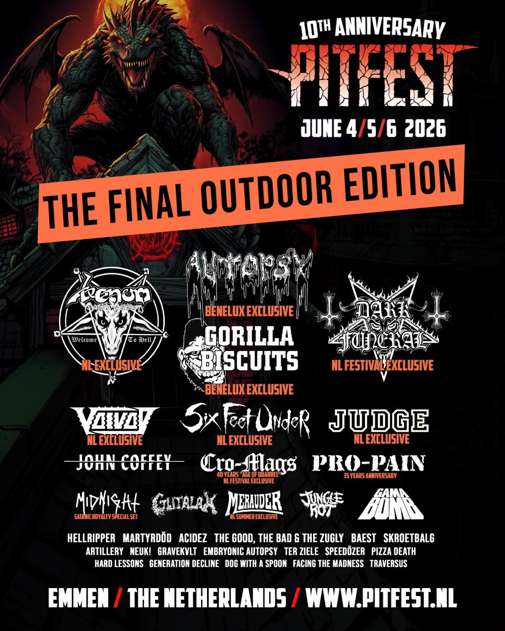 Laatste keer Pitfest als 'outdoor festival'