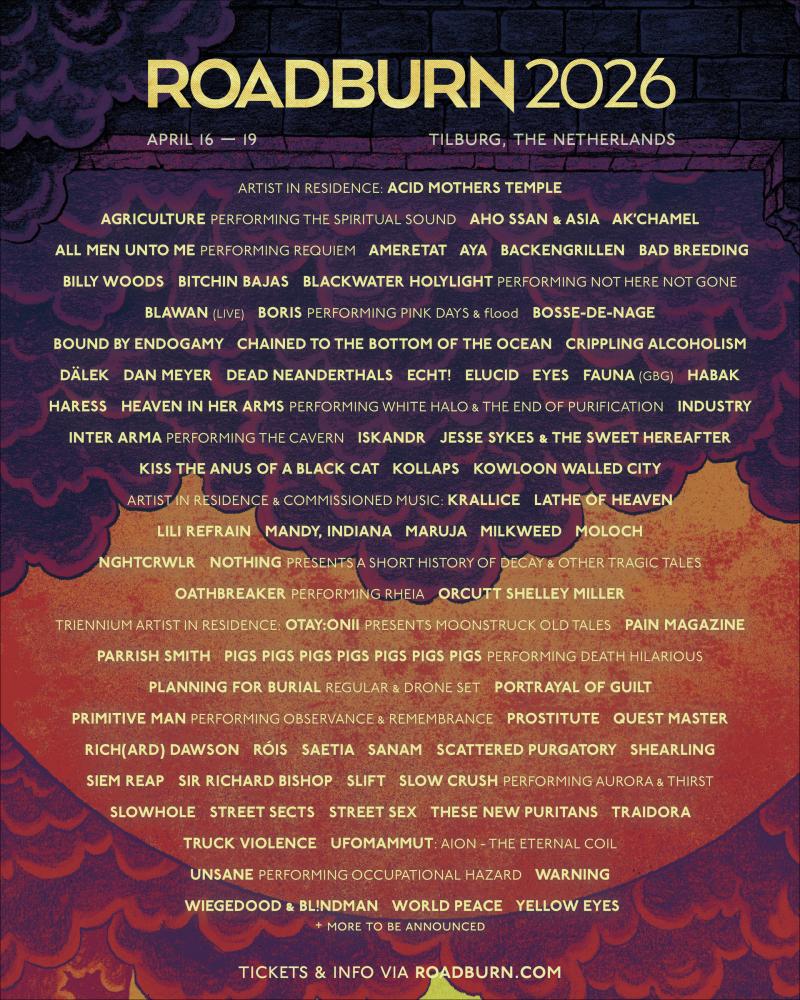 Nieuwe namen voor Roadburn