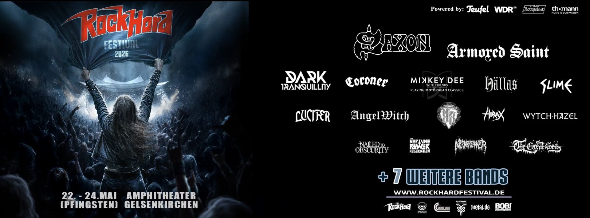 Rock Hard Festival weert Warlord wegens denkbeelden drummer