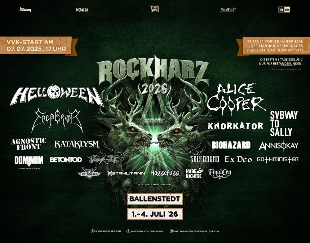 Eerste namen voor Rockharz 2026