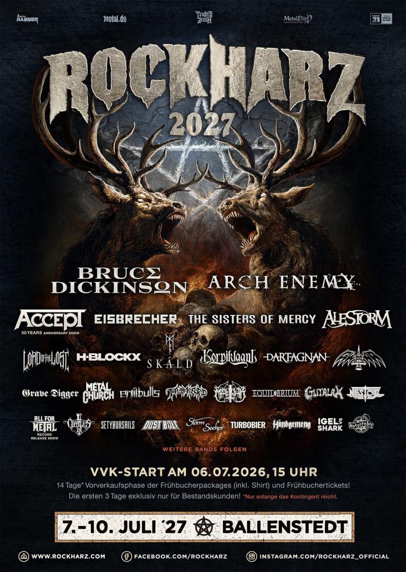 Eerste namen voor Rock Harz 2027