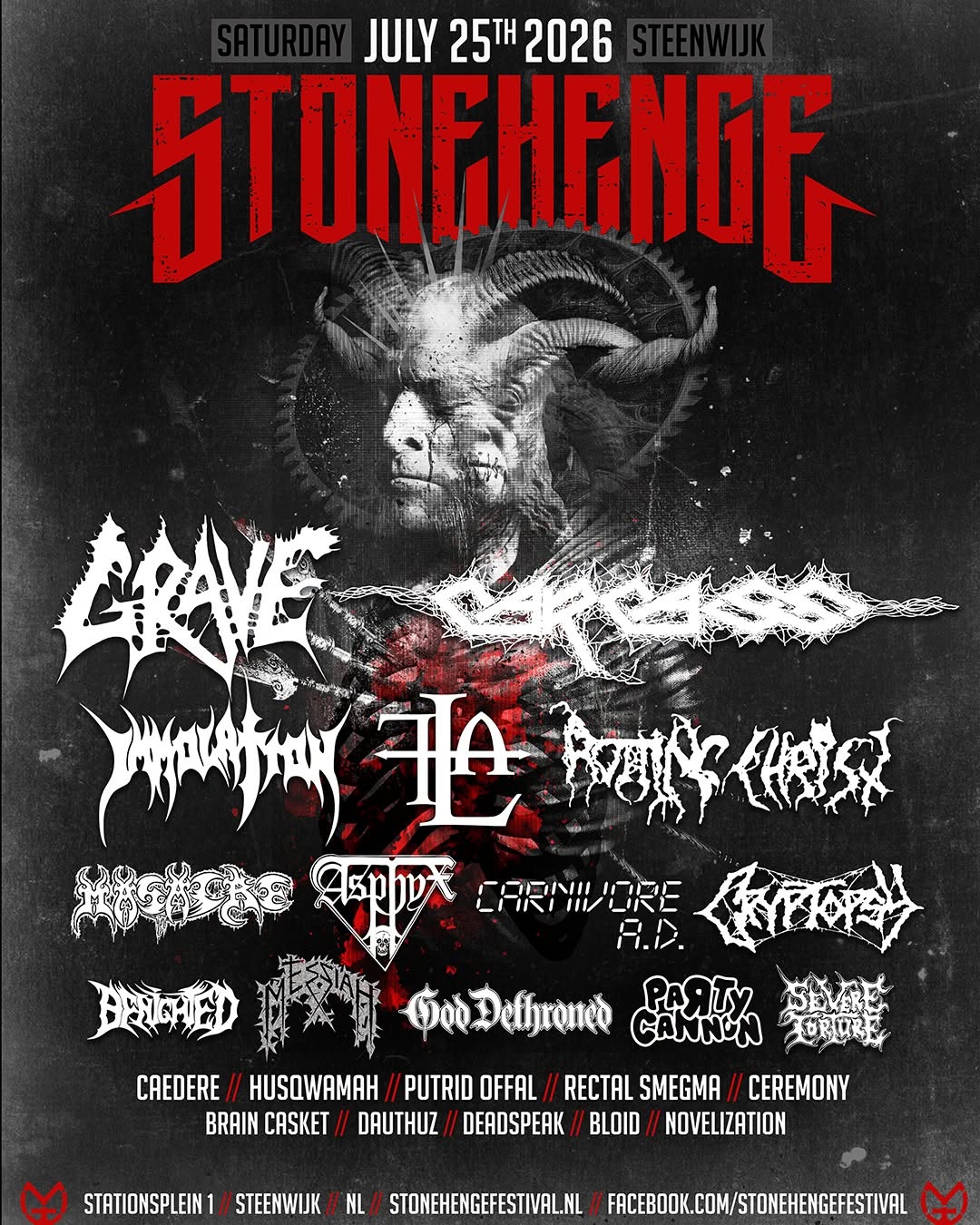 Affiche Stonehenge Festival compleet