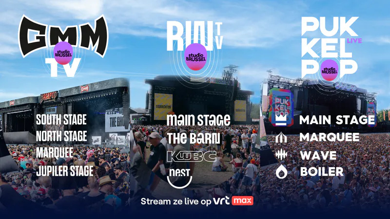 VRT Max streamt Graspop en andere Vlaamse festivals