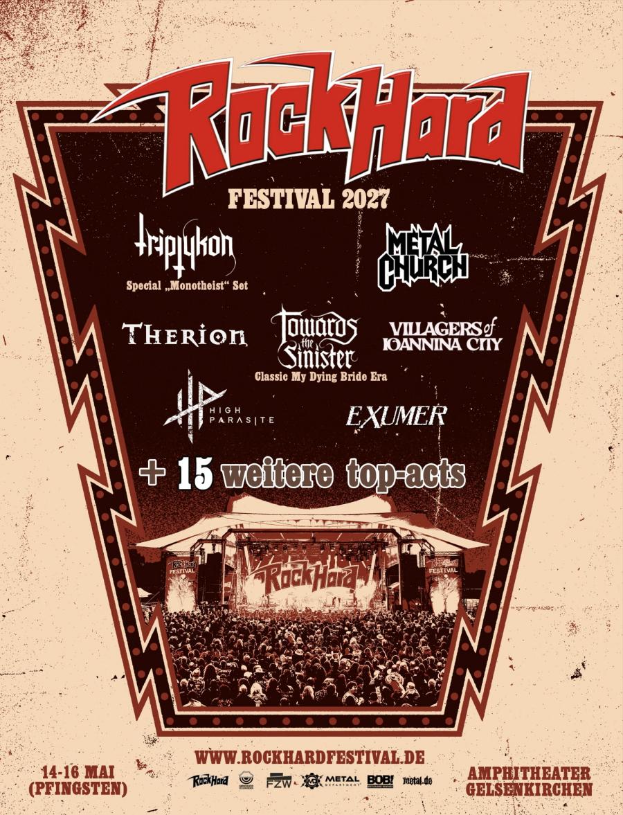 Rock Hard Festival maakt eerste namen bekend voor 2027