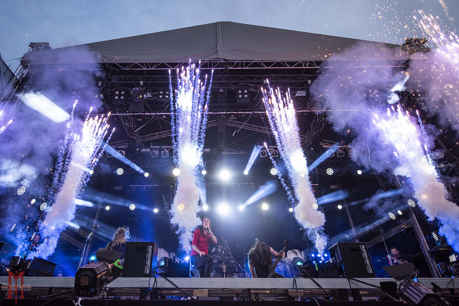 Heaven Shall Burn @ Dynamo Metalfest 2022. Foto door Dirk van den Heuvel.